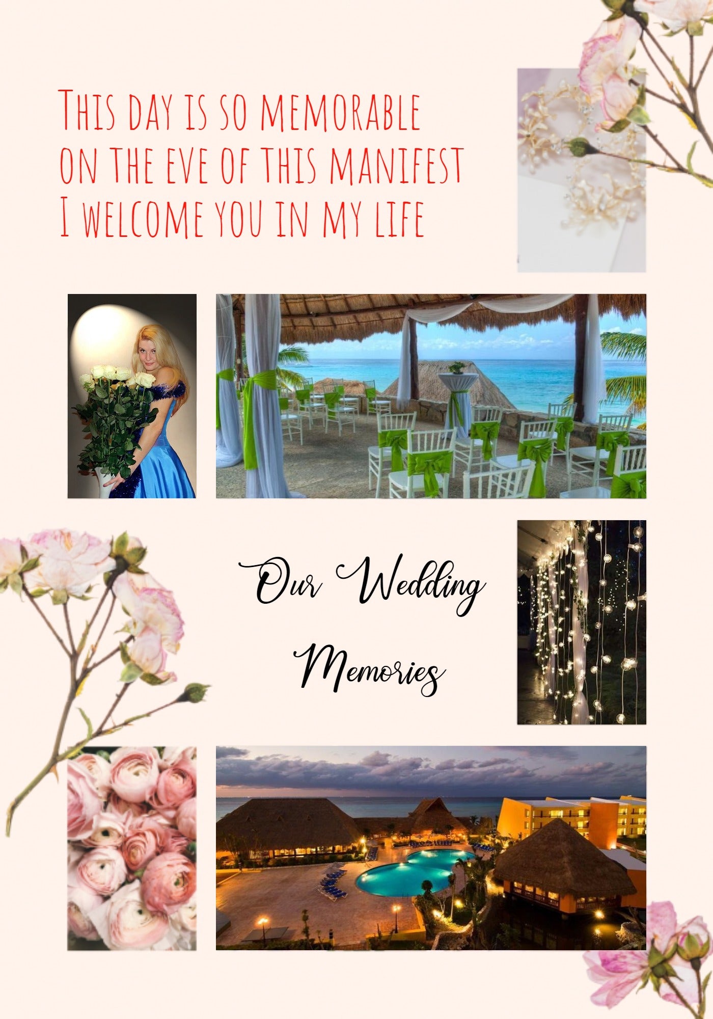 Wedding Memory Photo Frame (Customizable)