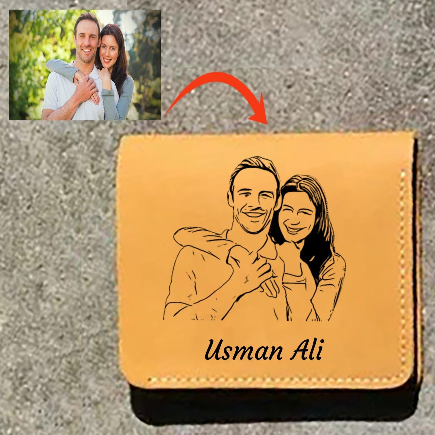 Customizable Leather Wallet