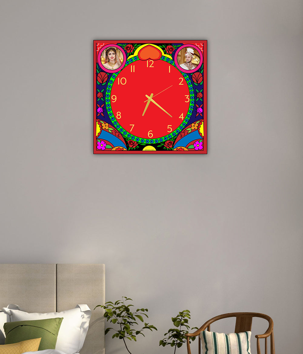 Modern Truck Art Wall Clock (Customizable)
