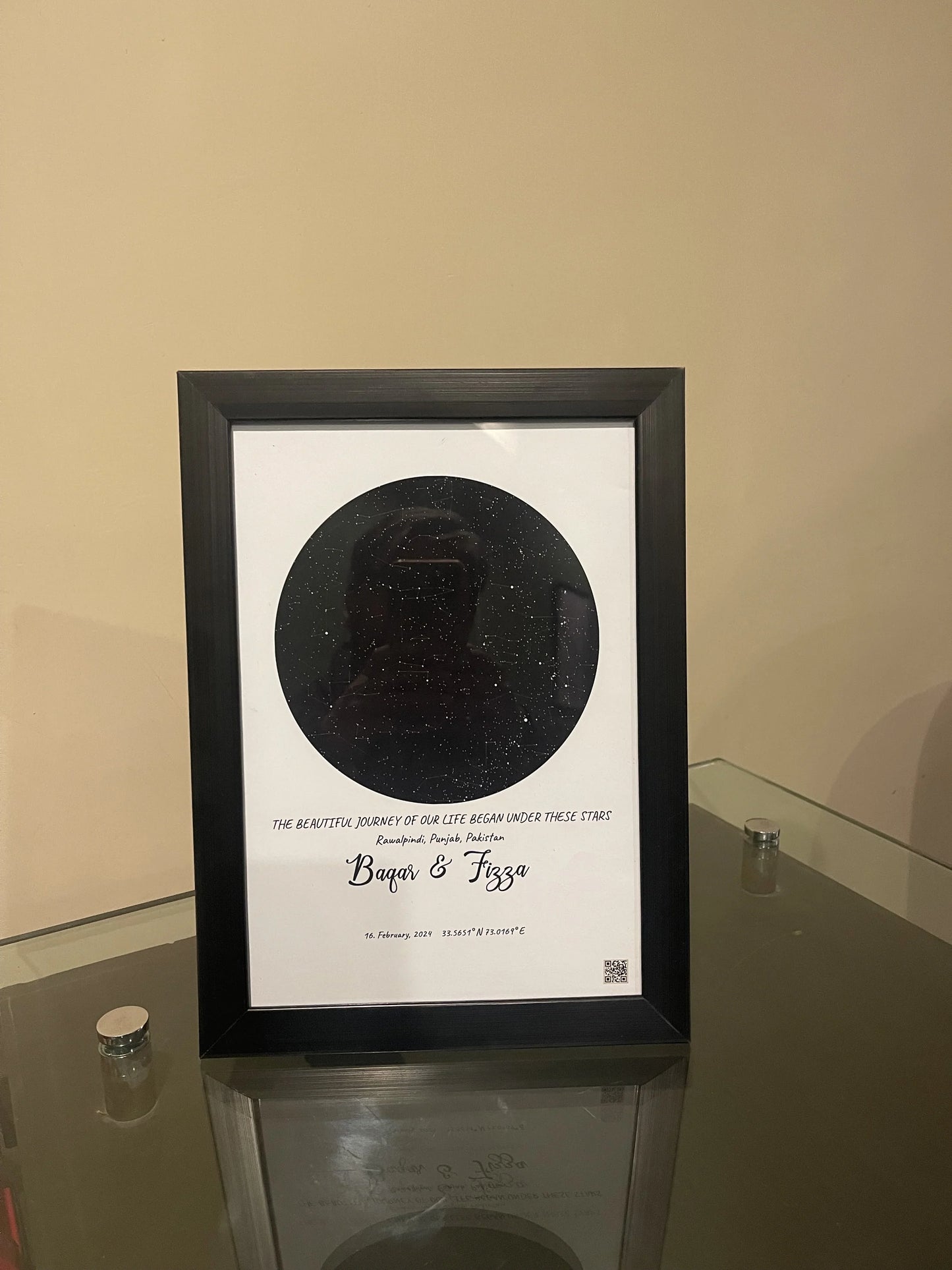 Moonstruck Star Map Poster (Customizable)