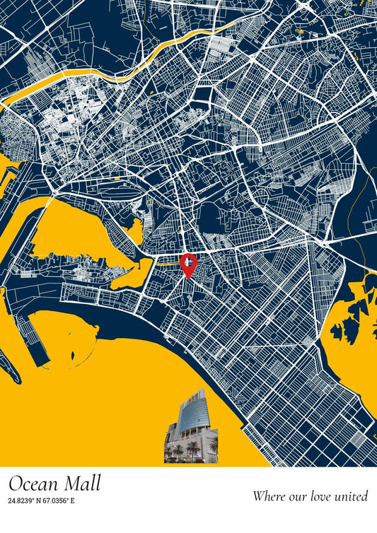 City Map Poster Karachi (Customizable)