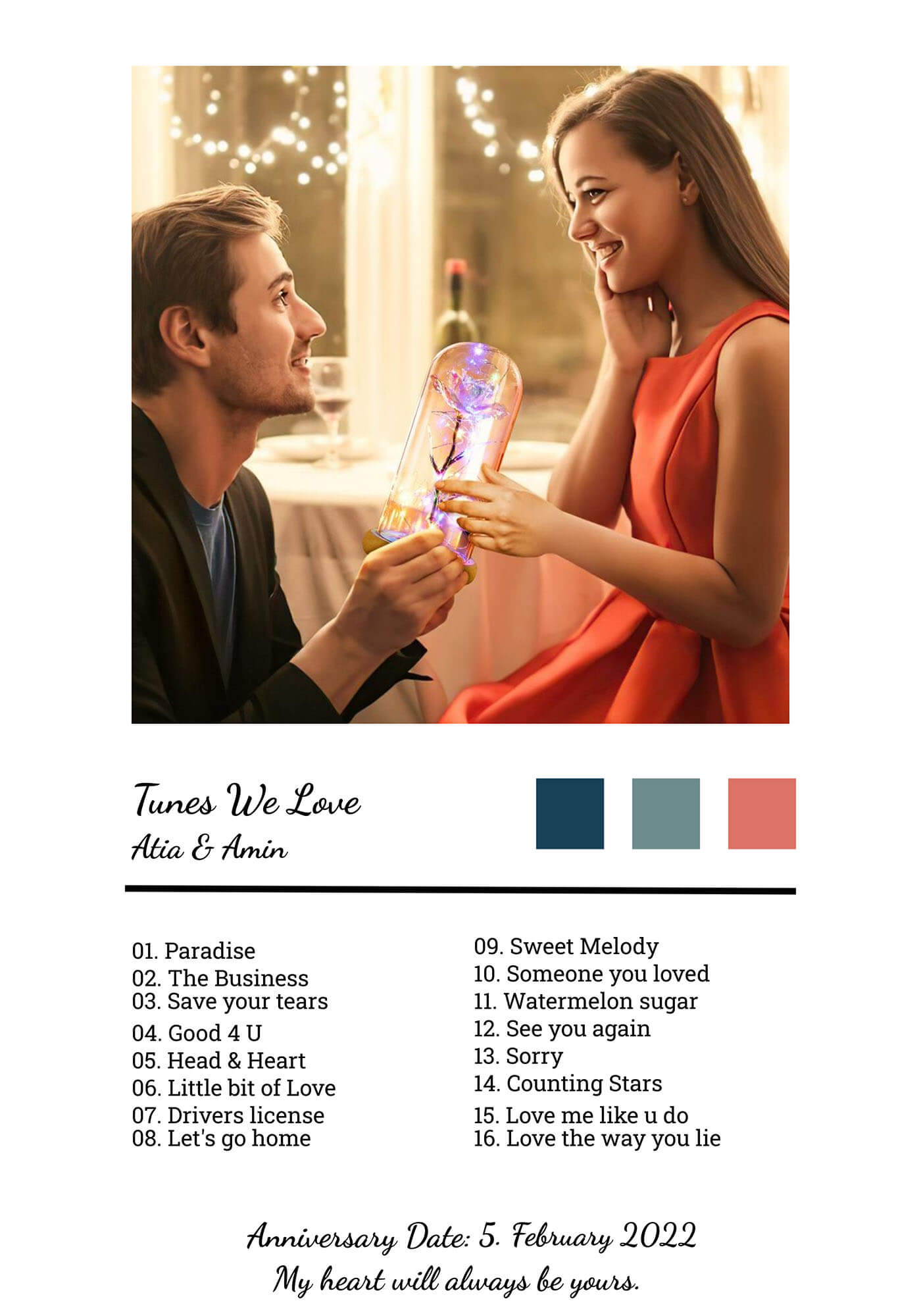 Chords & Colors Frame (Customizable)