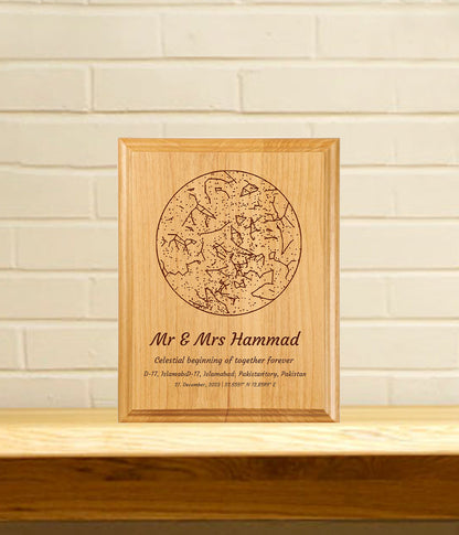 Star Map Plaque