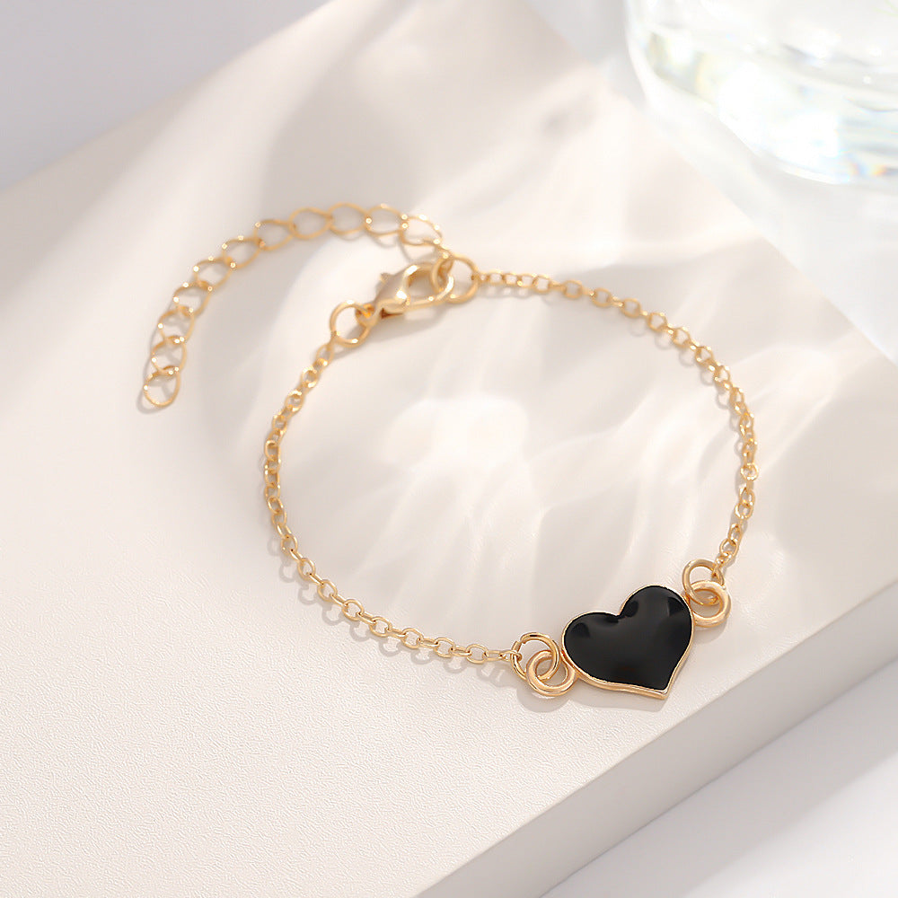 UNI-10546 - White Heart Gold  - Jewelry Set