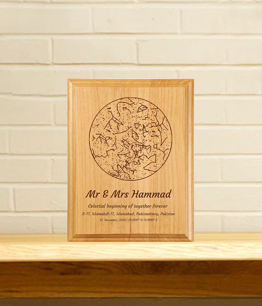 Star Map Plaque