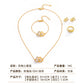 UNI-10557 - Gold Blinky Heart - Jewelry Set