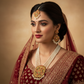PJ-178 -  White Pearls & Luxury Mala - Jewelry Set Style 1