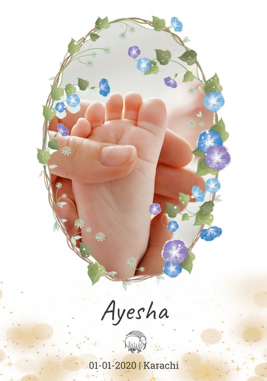 Little Miracle Footprints (Customizable)