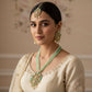 PJ-166 -  Luxury Pearl & Diamonds Mala - Jewelry Set Style 1