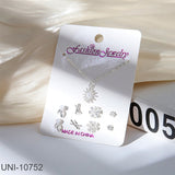 UNI-10752 - Sun  Silver - Jewelry Set