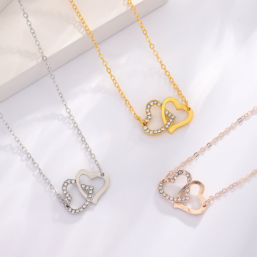 UNI-10557 - Gold Blinky Heart - Jewelry Set