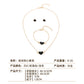 UNI-10546 - White Heart Gold  - Jewelry Set