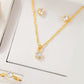 UNI-10561 - Crystal Diamond Gold - Jewelry Set