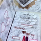 Luxury Islamic Wedding Acrylic Nikkah Certificate with BOX