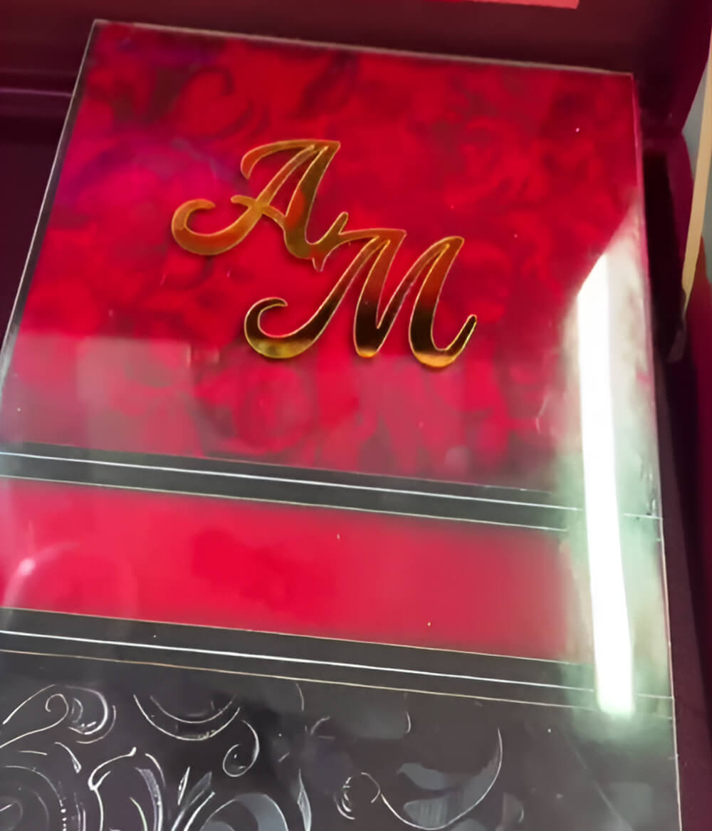 Acrylic Nikkah Book – Personalized Islamic Wedding Gift