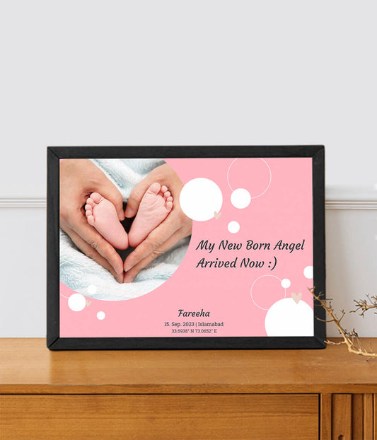 Baby Footprint Frames (Customizable)