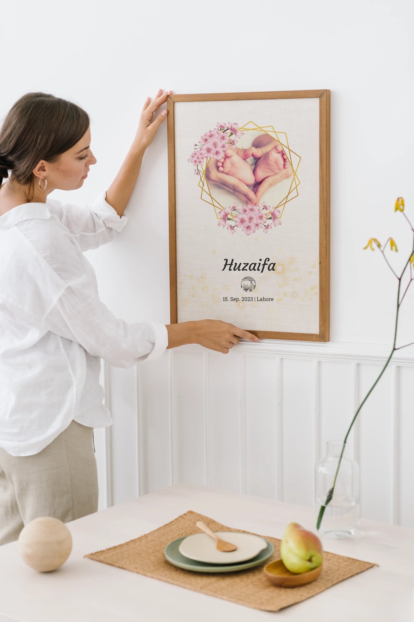 Baby Steps Memory Frame (Customizable)