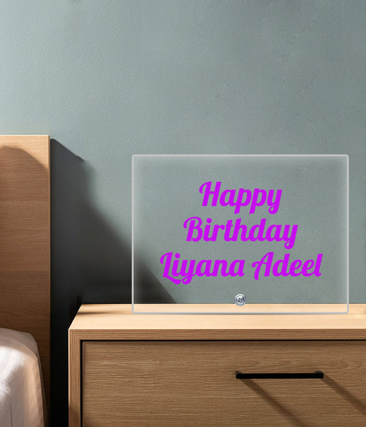Birthday Plaque (Customizable)