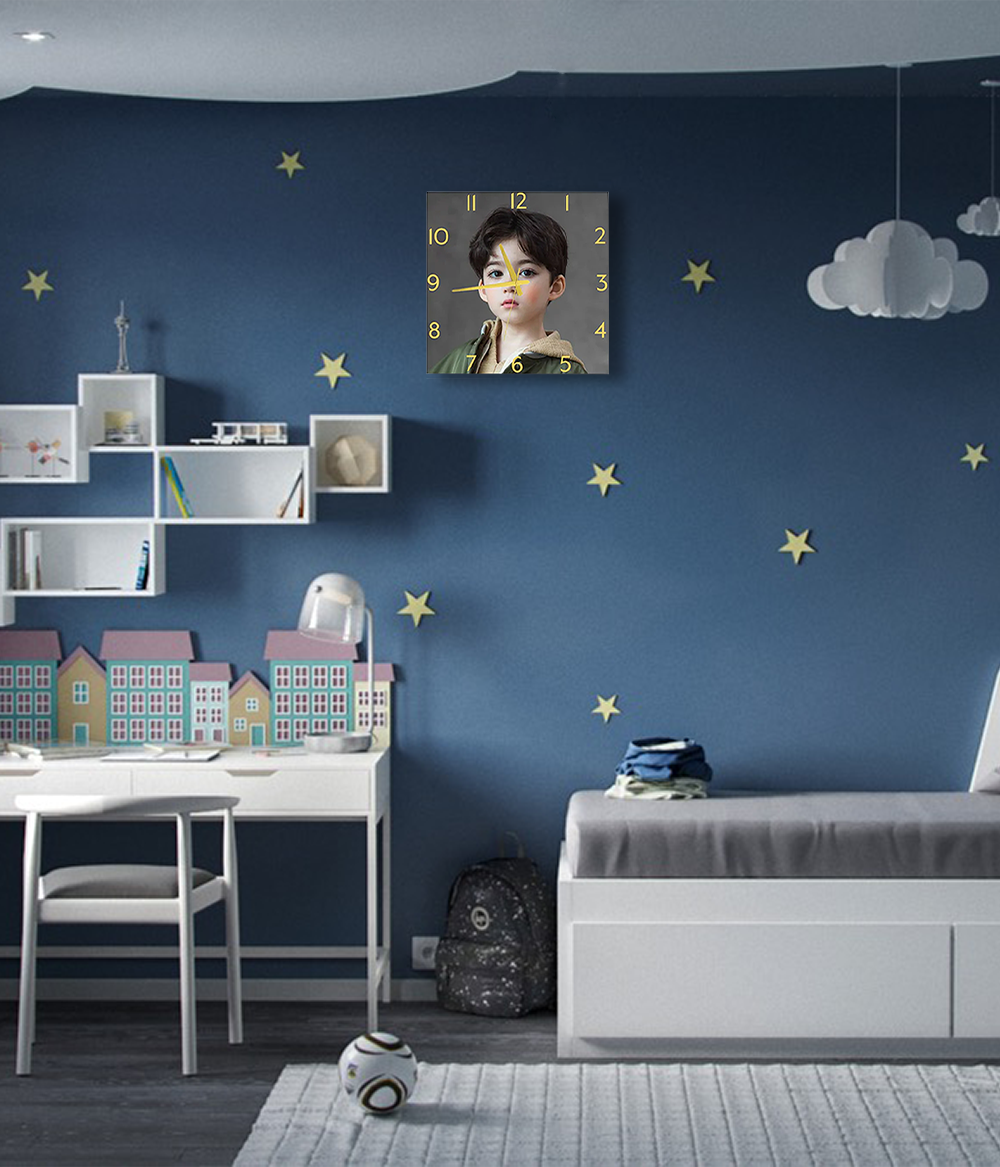 Photo Wall Clock (Customizable)