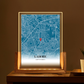 City Map Lamp (Customizable)