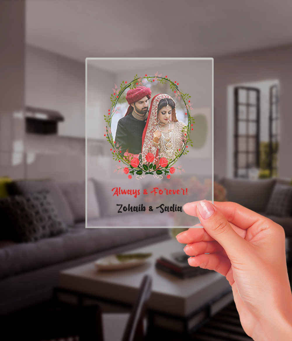 Couple Gift Acrylic Plaque (Customizable)