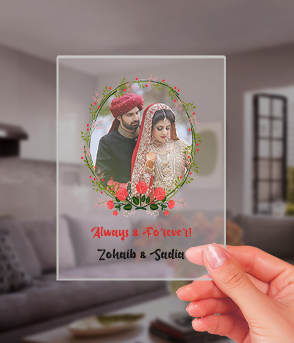 Couple Gift Acrylic Plaque (Customizable)