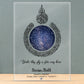 Custom Arabic Calligraphy Star Map Plaque