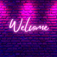 Custom Welcome Neon Sign