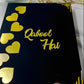 Customized  Nikah Velvet Book Kit with Nikkah Pen and Velvet Box