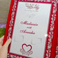 Customized Velvet Nikkah Nama Certificate with Premium Velvet Box