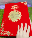 Customized Velvet Nikkah Nama Certificate with Premium Velvet Box