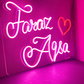 Customized Couple Name Neon Sign