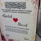 Customized Velvet Nikkah Book with Nikah Pen