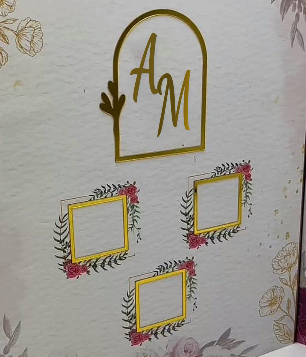 Customized Velvet Nikkah Book with Nikah Pen