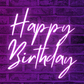 Happy Birthday Neon Sign