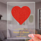 Heart Shape Acrylic Plaque (Customizable)