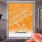 Karachi Lahore Islamabad Map Plaque (Customizable)
