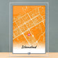 Karachi Lahore Islamabad Map Plaque (Customizable)