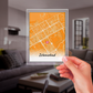 Karachi Lahore Islamabad Map Plaque (Customizable)