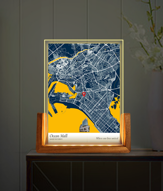 Karachi Lahore Islamabad Map Lamp