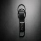 Luxury Gunmetal & Leather Personalized Keychain – Custom Engraved Dual-Ring Key Organizer -Customized Keychain