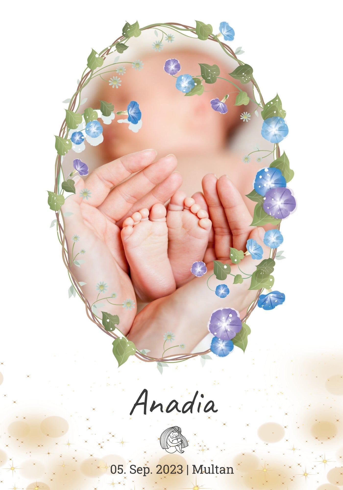 Little Miracle Footprints (Customizable)