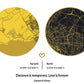 Long Distance Love Circles Frame (Customizable)