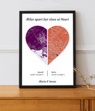Love Beyond The Miles Frame (Customizable)