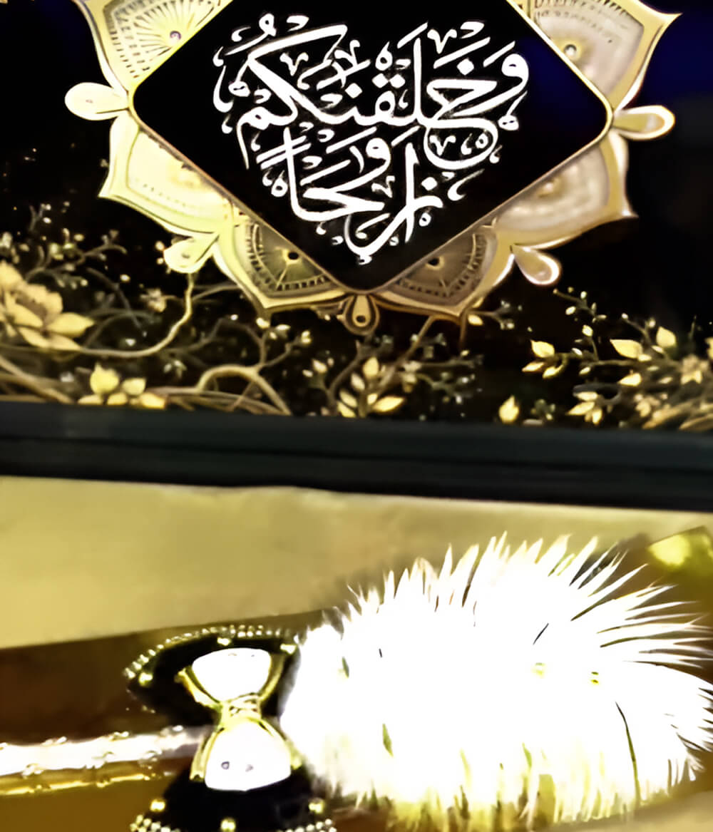 Luxury Acrylic Nikkah Book with Pen and Box Set