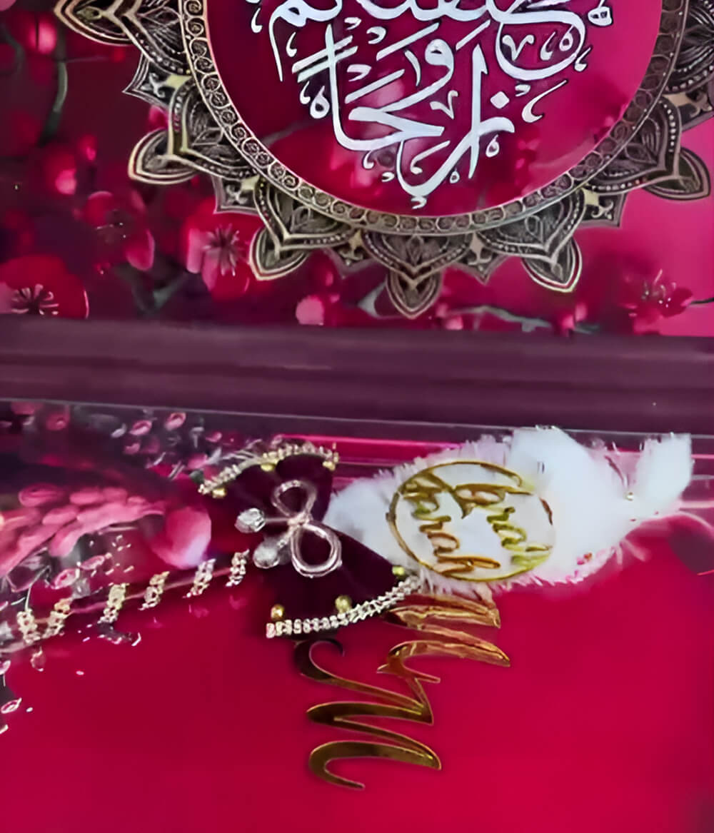 Luxury Acrylic Nikkah Book with Pen and Box Set