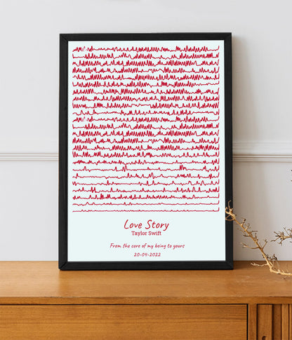 Mark Song Dedication Frame (Customizable)