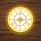 Modern Wall Clock with Light