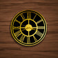 Modern Wall Clock with Light