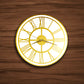 Modern Wall Clock with Light